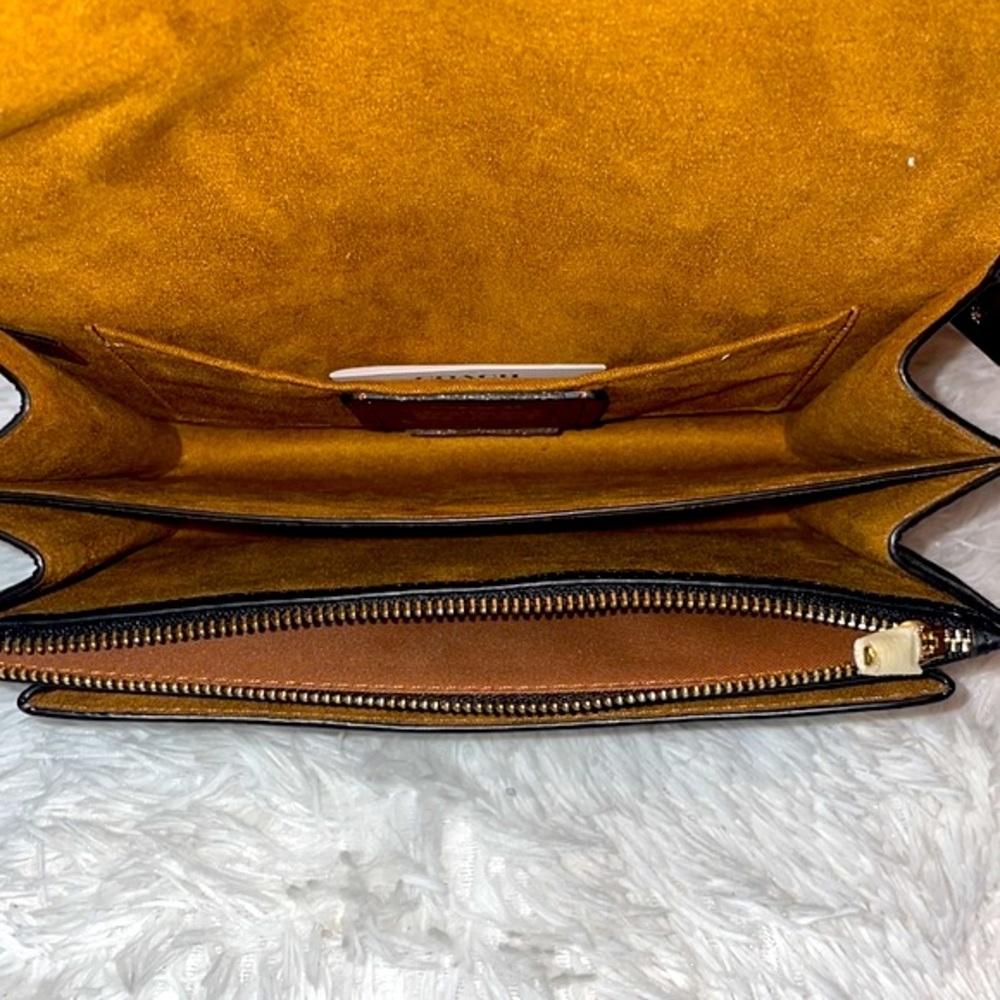 New Coach Klare Leather Crossbody Shoulder Bag Purse With Diary Embroidery Black - Picture 14 of 17